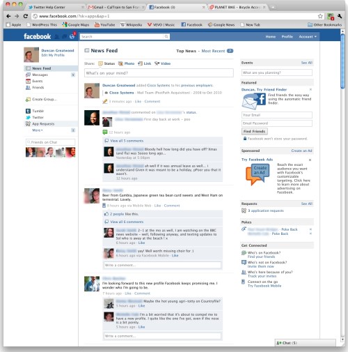 Facebook Screenshot Obscured